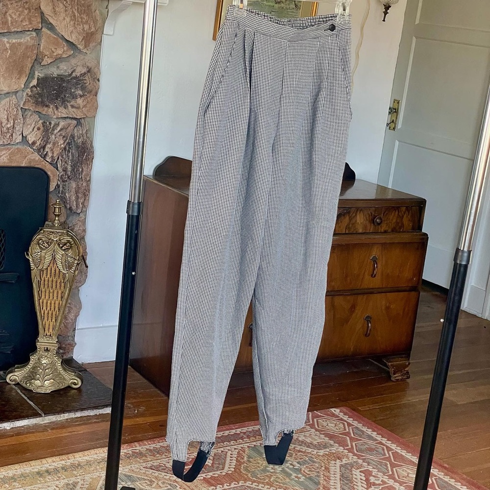 Vintage Kathie Lee stirrup trousers